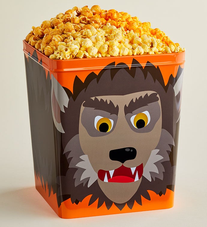 3 Gallon Werewolf 3 Flavor Popcorn Tin